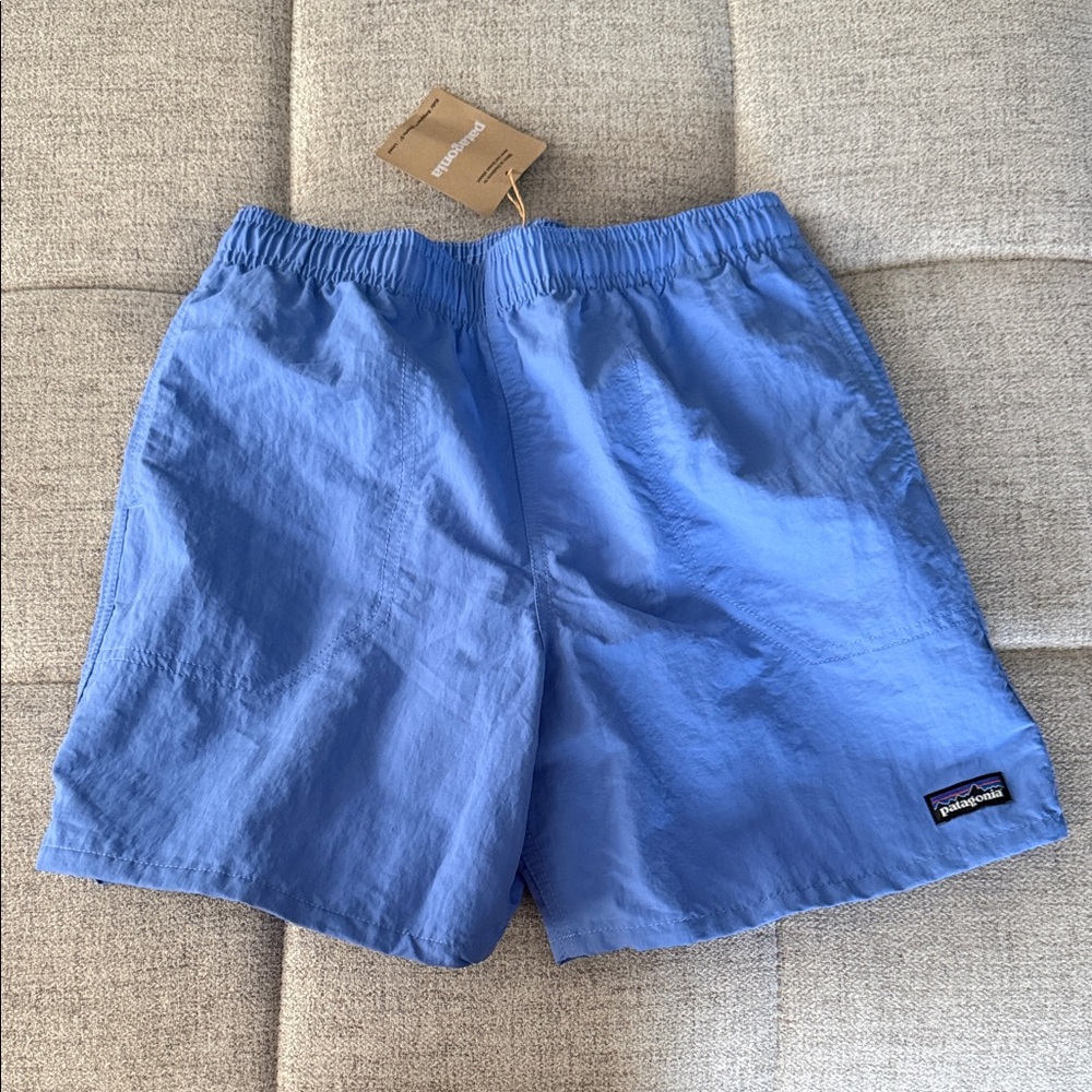 Patagonia Kids Blue Swim Trunks
